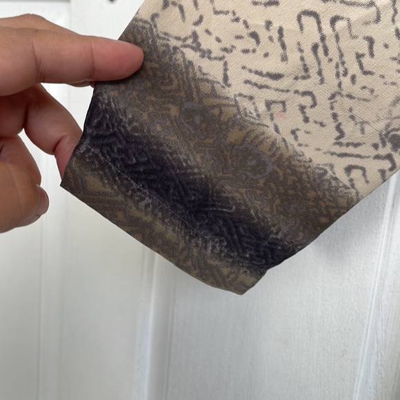 Vintage Chico’s 100% Silk Cherry blossoms Japanese inspired shirt size Small(1) - Picture 4 of 6